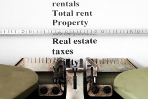 Real estate tax concept