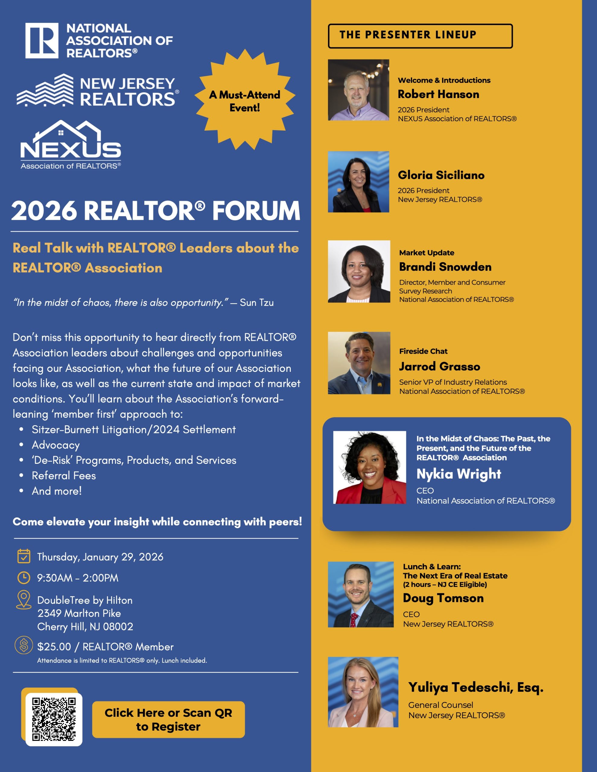 2026 REALTOR Forum Flyer